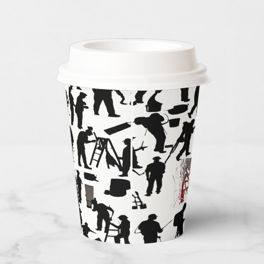 Aangepaste artistieke koffiebekers papieren bekers (Rechts)