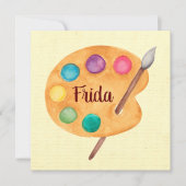 Aangepaste artistieke NAAM - Art classe-lerarenkaa Kaart (Voorkant)