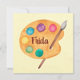 Aangepaste artistieke NAAM - Art classe-lerarenkaa Kaart