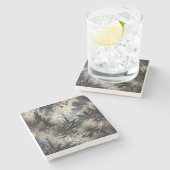 Aangepaste Artistieke Stenen Onderzetters (Zijkant)