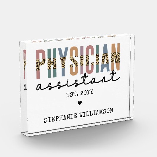 Aangepaste arts assistent arts arts arts associate fotoblokken (Links)