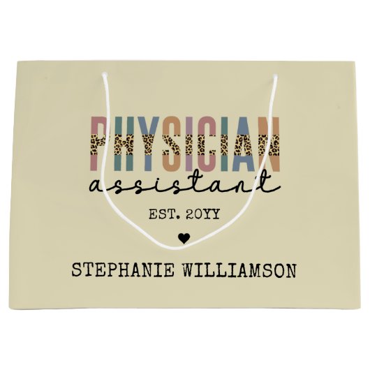 Aangepaste arts assistent arts arts arts associate groot cadeauzakje (Voorkant)