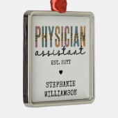 Aangepaste arts assistent arts arts arts associate metalen ornament (Rechts)