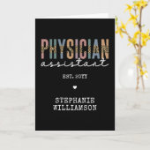 Aangepaste arts assistent arts arts Associate PA Kaart (Gele Bloem)