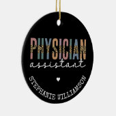 Aangepaste arts assistent arts arts Associate PA Keramisch Ornament (Rechts)