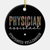Aangepaste arts assistent arts arts Associate PA Keramisch Ornament (Voorkant)