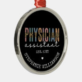 Aangepaste arts assistent arts arts Associate PA Metalen Ornament (Rechts)