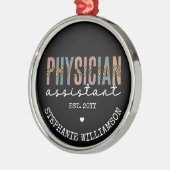 Aangepaste arts assistent arts arts Associate PA Metalen Ornament (Links)