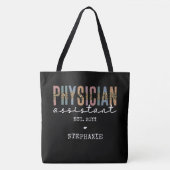 Aangepaste arts assistent arts arts Associate PA Tote Bag (Voorkant)
