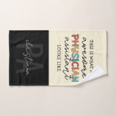 Aangepaste arts Assistent Geweldige PA-cadeaus Handdoek (Handdoek)