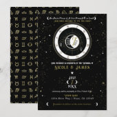 Aangepaste Astrologie Dierenriem Jouw Venus Teken Kaart (Voorkant / Achterkant)