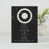 Aangepaste astrologie sterrenbeeld horoscoop baby  kaart (Staand voorkant)