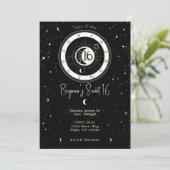 Aangepaste astrologie Sun & Moon Sign Sweet 16 Kaart (Staand voorkant)