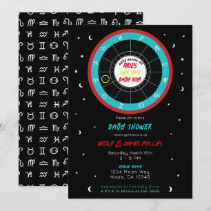 Aangepaste Astrologie Zodiac Sterrenbeeld Baby Sho Kaart