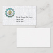 Aangepaste astrologische symbolen visitekaartjes (Voorkant / Achterkant)