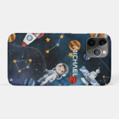 Aangepaste astronaut in de buitenruimte Case-Mate iPhone case (Achterkant (horizontaal))