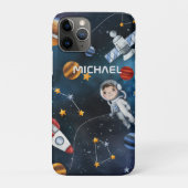 Aangepaste astronaut in de buitenruimte Case-Mate iPhone case (Achterkant)