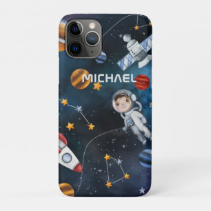 Aangepaste astronaut in de buitenruimte Case-Mate iPhone case