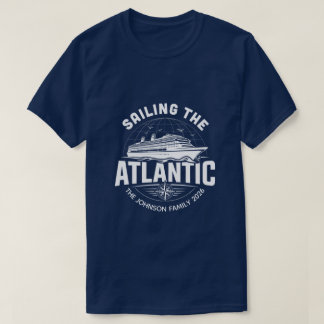 Aangepaste Atlantische Cruise Vakantie Groep Match T-shirt