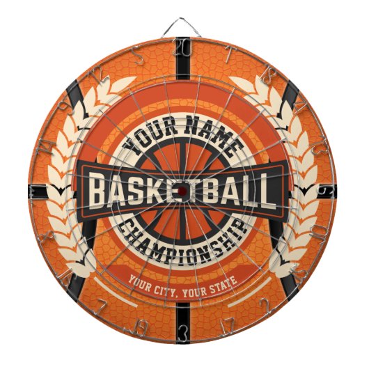 Aangepaste atleet van de Speler van het Basketball Dartbord (Voorkant)