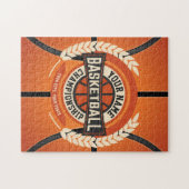 Aangepaste atleet van de Speler van het Basketball Legpuzzel (Horizontaal)