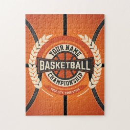 Aangepaste atleet van de Speler van het Basketball Legpuzzel
