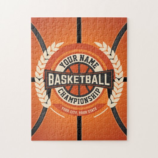Aangepaste atleet van de Speler van het Basketball Legpuzzel (Verticaal)