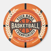 Aangepaste atleet van de Speler van het Basketball Magneet (Voorkant)