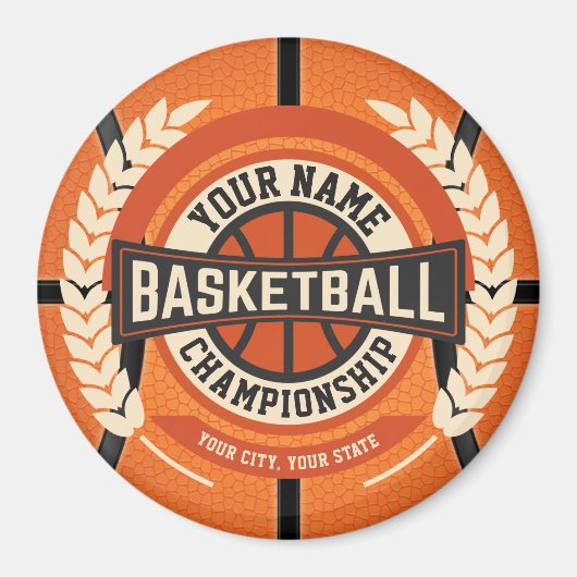 Aangepaste atleet van de Speler van het Basketball Magneet (Voorkant)