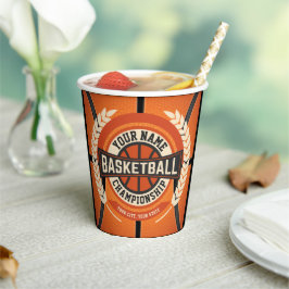 Aangepaste atleet van de Speler van het Basketball Papieren Bekers