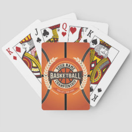 Aangepaste atleet van de Speler van het Basketball Pokerkaarten