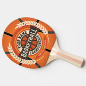 Aangepaste atleet van de Speler van het Basketball Tafeltennisbatje (Zijkant)