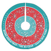 Aangepaste Atomic Sputnik Mid Century Modern Kerstboom Rok (Voorkant)