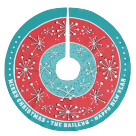 Aangepaste Atomic Sputnik Mid Century Modern Kerstboom Rok