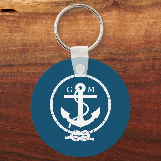 Aangepaste  auditieve anker en lijn sleutelhanger (Voorkant)