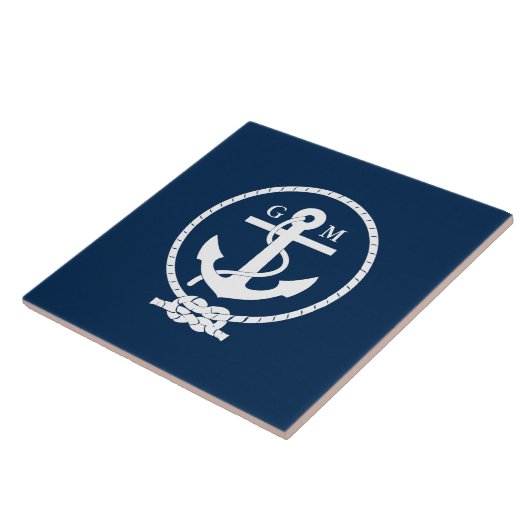 Aangepaste auditieve anker en lijn tegeltje (Zijkant)