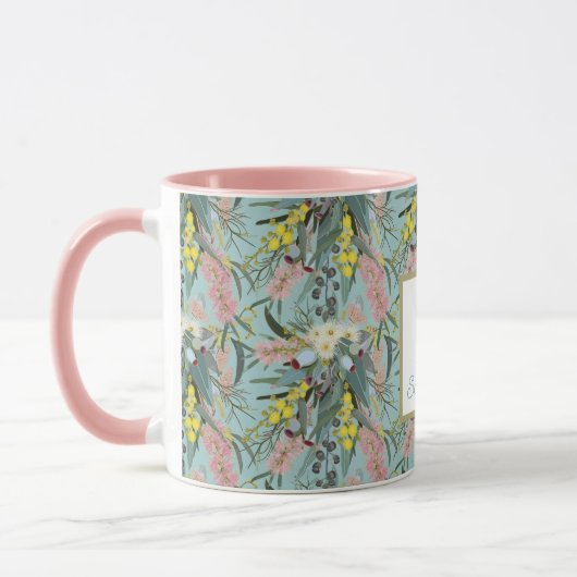 Aangepaste Aussie Native Struik Blooms Summer Blue Mok (Links)