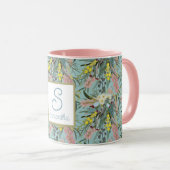 Aangepaste Aussie Native Struik Blooms Summer Blue Mok (Voorkant rechts)