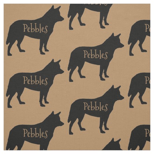 Aangepaste Australian Cattle Hondenras Fabric Stof (Swatch)