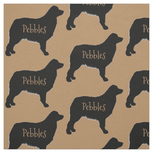 Aangepaste Australian Shepherd Dog Fabric Stof (Swatch)