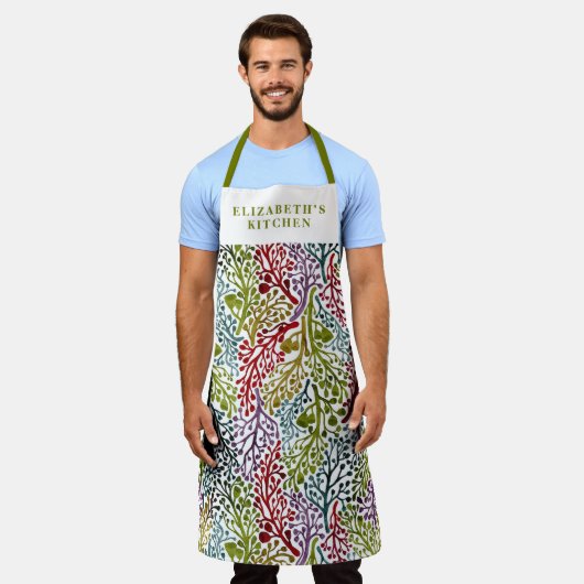 Aangepaste Australische Gumnut Tuin Schort (Gedragen)