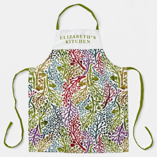 Aangepaste Australische Gumnut Tuin Schort (Voorkant)