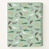 Aangepaste Australische inheemse dieren eucalyptus Notitieboek (Achterkant)