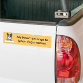 Aangepaste Australische koeienhond Bumpersticker (Op Truck)