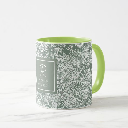 Aangepaste Australische land tuin - Sage Mok (Voorkant rechts)