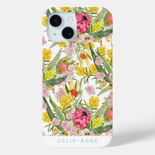 Aangepaste Australische tropische zomer Case-Mate iPhone Case (Achterkant)