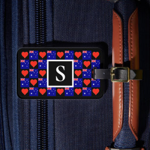 Aangepaste Australische vlag Australisch Bagagelabel