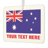 Aangepaste Australische vlag auto luchtverfrisser (Links)