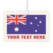 Aangepaste Australische vlag auto luchtverfrisser (Voorkant)