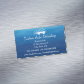 Aangepaste auto-detailverpakking - Auto-was Magnetisch Visitekaartje (Voorbeeld)